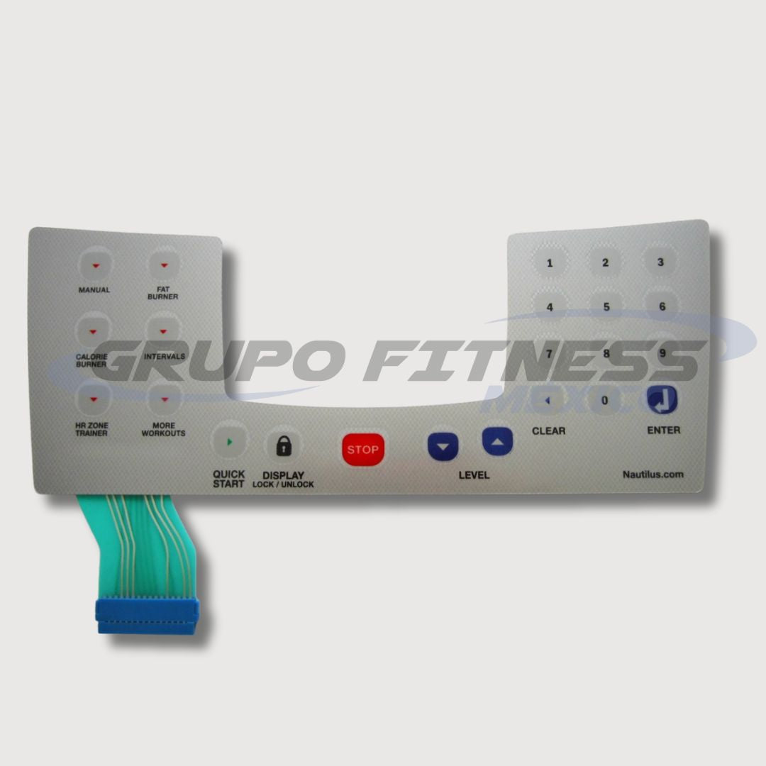 Membrana Caratula StairMaster / Nautilus SC916