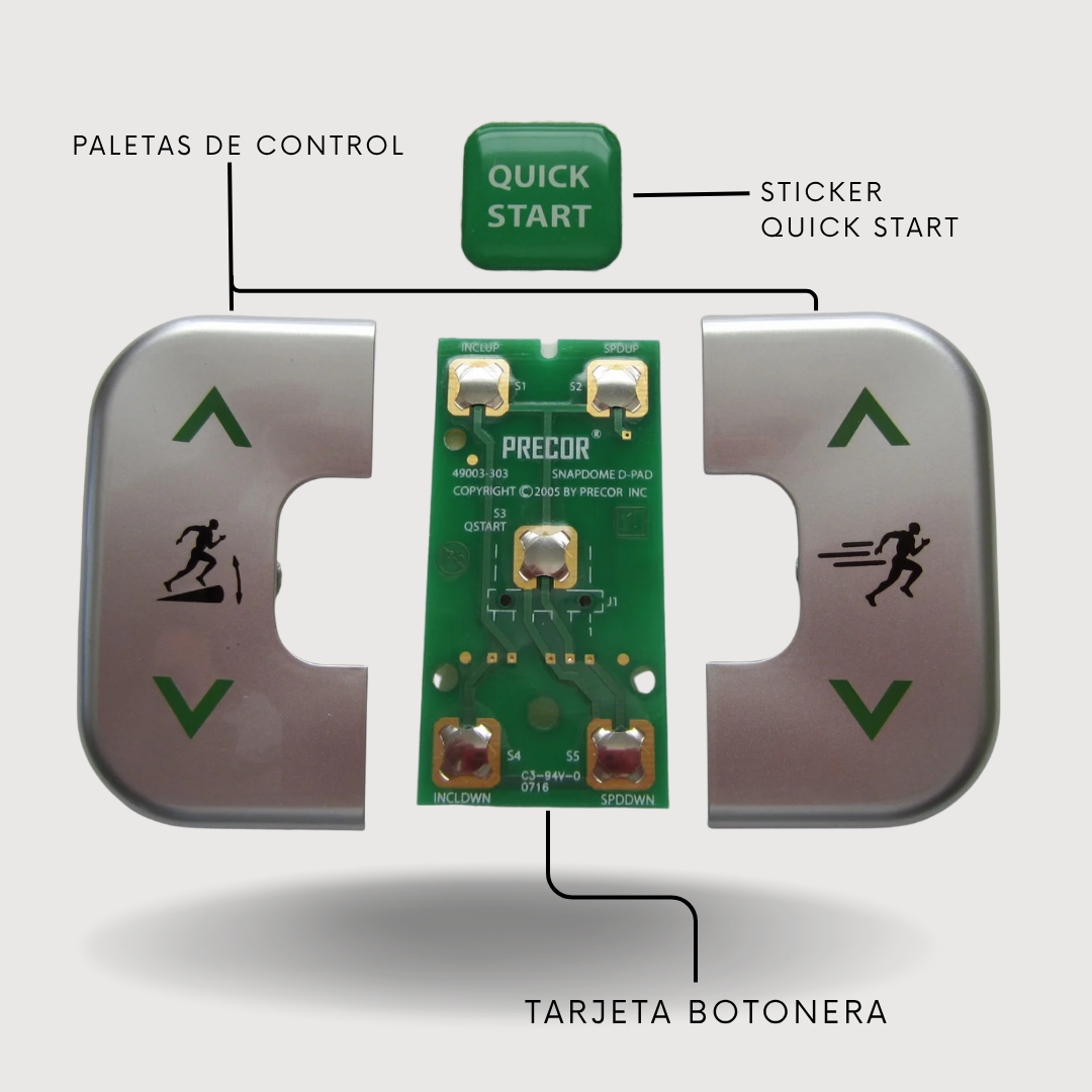 Kit Reparación 5 botones Precor