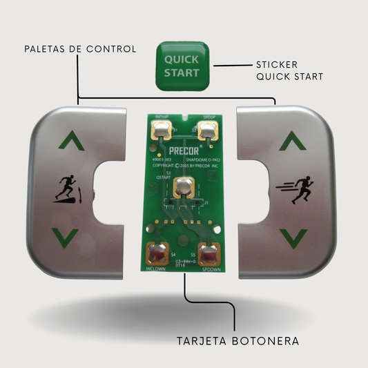 Kit Reparación 5 botones Precor