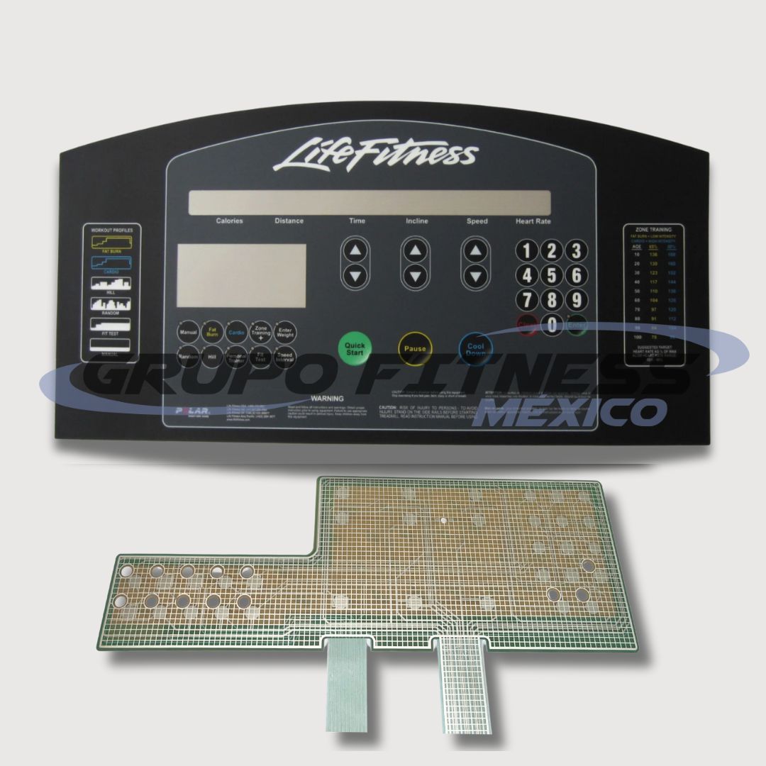 Membrana y Caratula Life Fitness 95Ti vista tipo Integrity CLST GFM